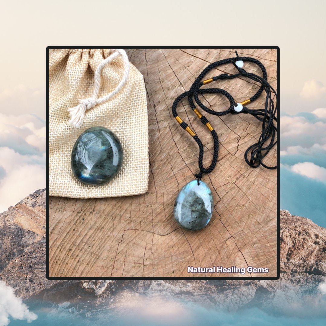 Labradorite crystal necklace online